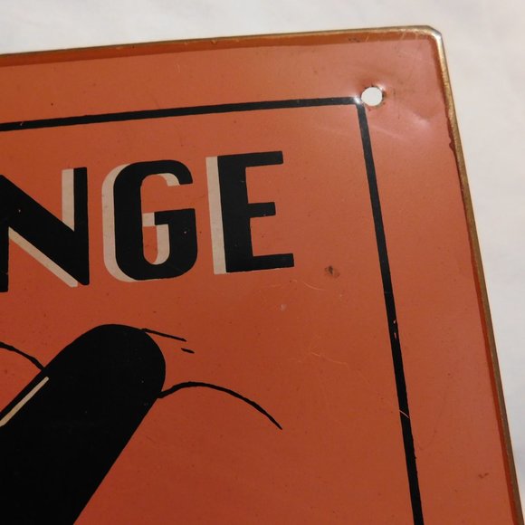 AIRLINE LOUNGE COCKTAILS FULLY AIR CONDITIONED TIN METAL SIGN - Picture 6 of 8